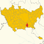 Map of Locate di Triulzi (Metropolitan City of Milan, region Lombardy, Italy 2024)